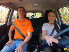 Sanny Luke releases her slutty side with her driving teacher