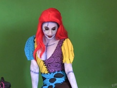 Ardent alternative porn actress Joanna Angel works on her twat on cams