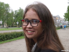 Ardent babe called Jenny Ferri is happy to be analfucked hard in spoon pose