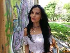 Alluring brunette hussy Katty Doll gets drilled hard