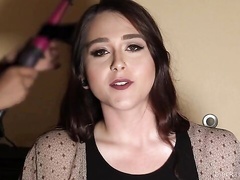 Sweetie pie's creampie deep throat clip