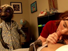 Jodi Taylor is having an amazing threesome with an aliens