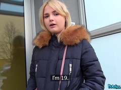 After she takes her clothes off Lolly Small gets her cunt pounded