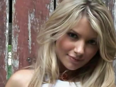 Blonde girl next door is a beauty