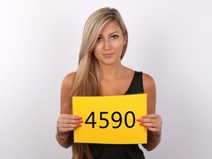 Cute Young 21yo Girl is not Sure about Hard infront of Camera