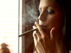 Naughty guy gets to bang lovely MILF Tina Gabriel while she moans loudly