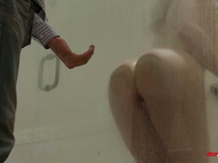 Kinky stepdad can't resist fucking and licking tasty looking pussy of Kate Kennedy