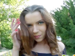 Prime Cups Marina Visconti goes solo stimulating her gorgeous tits