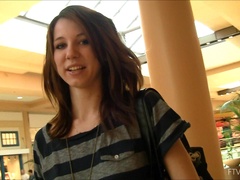 Desirable angel Allie is loving herself today