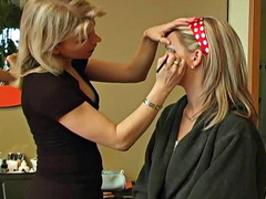 Saucy eye makeup on beauty