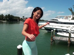 Kelly Diamond Xxx licks a weiner and welcomes it in her butt