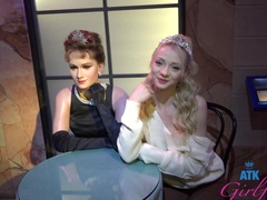 Hot ass model Cecelia Taylor shows pussy and poses in a bikini