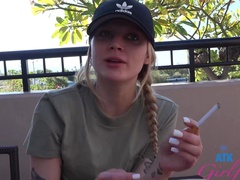 Paris White enjoys while getting pleasured by her dirty man