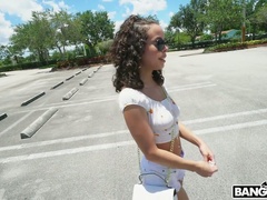 Alaskan cutie Lana Mars gets brutally pile driven right in the van