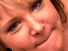 Adorable teenage bitches getting a mouthful of warm spunk