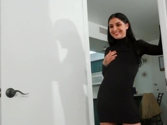 Babe kills stepsis sucking her BF and inviting for threesome