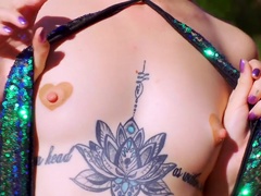 Babe Double Stuffed By Two Big Cocks - lola fae