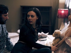 Whitney Wright pleasures her bearded husband in bed