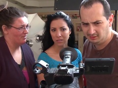 Brunette starlet Kendall Karson gets nasty in the kitchen