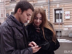 Nasty teen Melissa Benz likes nothing more than a hard pecker