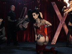 Wild alternative whore Joanna Angel is so greedy about hardcore anal masturbation