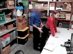 Sensual teen Rosalyn Sphinx gets fucked in the back office