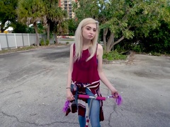 Hardcore mouth and pussy drilling for skinny blondie Lexi Lore