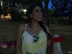 Dude with a huge dick fucks deep throat and pussy of hot blooded babe Kesha Ortega