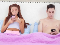 Playful young hottie Vanna Bardot is getting screwed in the doggy style