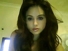 Fabulous brunette teen makes my pants burn in sex fire