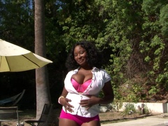 Steamy spooning with his honey with enormous tits Marie Leone