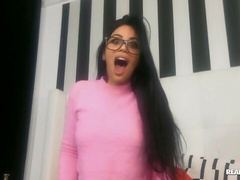 Tattooed chick with awesome tits Julia De Lucia fucked from behind