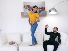 Skinny Teen Rachel Rivers Fucked And Creampied