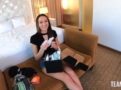 Astonishing angel Andie Rose is getting screwed from behind in POV