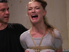 Dark Hair hards flogged and bdsm humped