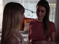 Naughty girl Jill Kassidy goes lesbian as she dreams about scissoring