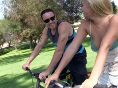 Cute chick abundantly squirts during hot sex with buddy