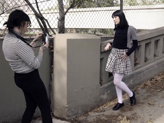 Pretty Charlotte Sartre likes to ride a big dick until he cums