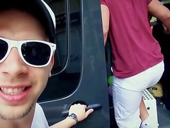 Sex with chick in the Bang Bus is the best gift for birthday boy