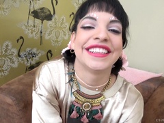 Naughty Mathilde Ramos lets a guy to fuck her small asshole