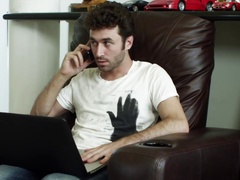 Haley Cummings' shaved pussy gets pounded with a naughty and hot horny stud