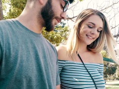 Gabbie Carter teases her friend and gets penetrated balls deep