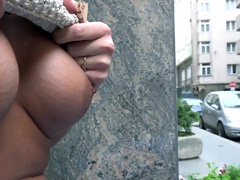 Busty Samantha Blaze filmed when dealing cock for money