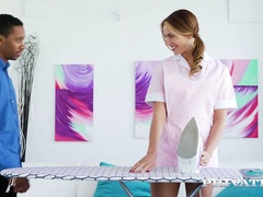 New cute maid Ani Blackfox is ready to do all the tasks prepared (FMM)