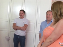 Big Tits Angel Loves A Gangbang