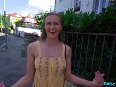 I've got such big natural boobs for cash on the abandoned czech street