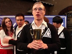 Lily Labeau &, Brooklyn Lee Horny Orgy