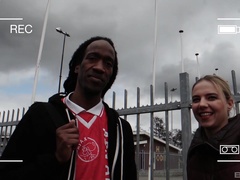 Lucky black guy gets to fuck Ivey Passion while she moans loudly