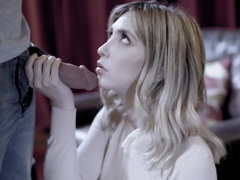 Seductive girl Jane Wilde gives BJ right before sensual fucking