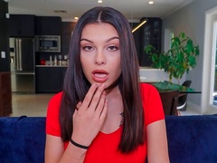 Playful brunette with cute small tits Reyna DeLaCruz rammed by a large penis